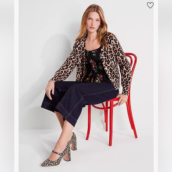 KATE SPADE Autumn Floral Long-sleeve Riviera TOP! Colorful Silk Blend NWT - Picture 5 of 7